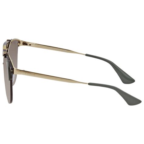 Prada Ladies Blonde Havana Pale Gold Cat Eye Sunglasses PR 